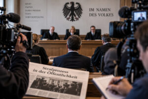 Strafprozeß in der Öffentlichkeit