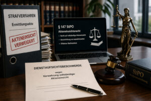 Dienstaufsichtsbeschwerde wegen Verwehrung Akteneinsicht
