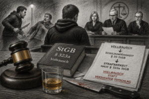 Vollrausch statt versuchter Totschlag