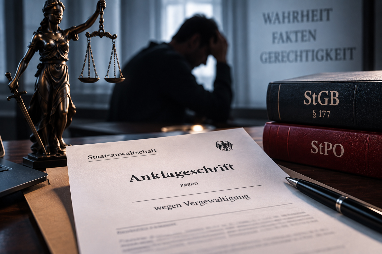 Anklage wegen Vergewaltigung